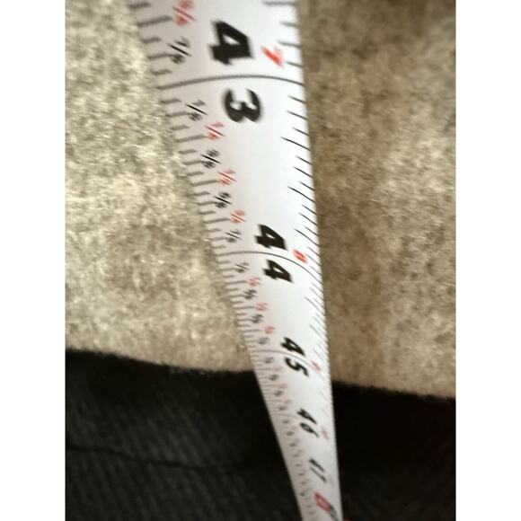 Club Monaco Daylina Wool Cashmere Wrap Coat Gray Size Large Long - Picture 13 of 16